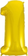 GoDan Balon Foliowy Beauty&Charm Cyfra 1, Złota, 92 cm