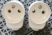 2x wtyczka 230V ktora nie blokuje gniazdka