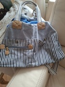 Torba plażowa podróżna na zakupy jeans