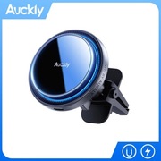 AUCKLY A28 Uchwyt samochodowy do smartfona 15W Ładowarka indukcyjna