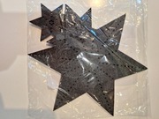 Podkładki ozdobne filcowe gwiazdki 3szt.