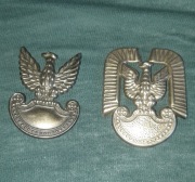 Orzełki LWP PRL  2 szt Wojska Lądowe Wojska Lotnicze