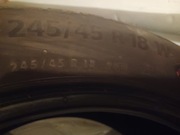 4 opony letnie Continental 245/45  R18 stan idealny 