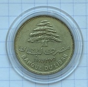#2130 Liban 25 piastrów 1975 ładna 