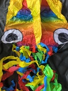 Kolorowy latawiec w kształcie ryby - Tęcza na niebie!