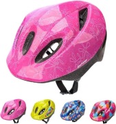 Kask dziecięcy, ochronny, rowerowy, na rolki KS05 różowy Rozmiar 52-56