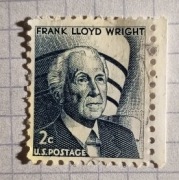 Frank Lloyd Wright. 2 cent. 1966 r