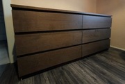 Komoda IKEA Malm ciemny brąz 160x78 unikatowy kolor