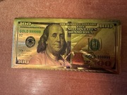 Koperta złota Vip 100 Dolarów