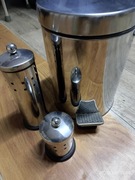 Zestaw - śmietnik  i 2 pojemniczki