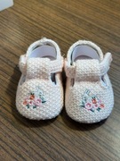 Little Nutmeg buciki niemowlęce różowe haft króliczek NEWBORN nowe