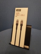 Nowy kabel usb-c do usb-c 1m 60W czarny transfer danych