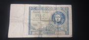 Banknot 5zł 1930r.