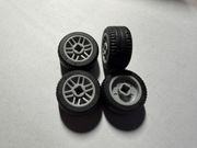 LEGO KOŁA J SZARE 14x9.9 OPONA 21x9.9 (11208/11209) 11208c01 4 szt