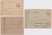3x Zestaw Feldpost Kielce 1943/1944 
