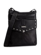 Torebka WITTCHEN listonoszka czarna srebrne okucia nowa