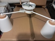 Kinkiet period bialy drewno 