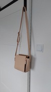 Torebka nude na ramię  25 cm x 18 cm
