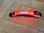 Świecąca obroża dla psa Avento - obwód 30-50 cm.