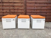 3 x kontenerek Haworth solidny + poduszka szafka biurowa 