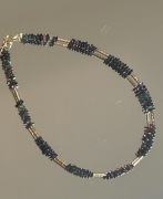 Czarny Opal w złocie pr. 750 Bransoletka Kamień naturalny