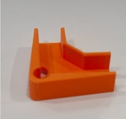 Uchwyt narożny, zacisk do płyt, szablon montażowy 4szt. 18mm