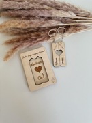 Breloki tworzące serce dla zakochanych walentynki