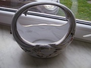 CHodzież kosz porcelanowy zdobiony