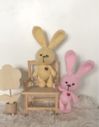 Króliczek / zajączek, na szydełku, Wielkanoc