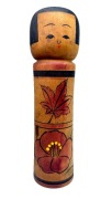 Japonia. Tsugaru Kokeshi (Owani), sygnowana. II połowa XX w.