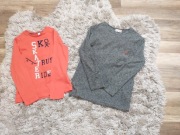 Dwie bluzki na chłopca r.140 Zara  Okaidi
