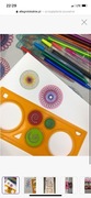 LINIJKA SZABLON SPIROGRAF do rysowania 