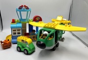 Duży zestaw klocków LEGO Duplo samolot i lotnisko