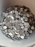 Duży zestaw monet 5kg