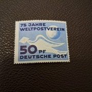 Deutsche Post  1949  75 lat UPU znaczek czysty 