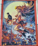 Gotowy obraz z haftu diamentowego 