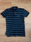 Polo Ralph Lauren – męska koszulka polo vintage, granatowa w paski