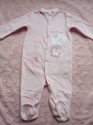 Pajacyk welurowy 5.10.15 lub polarowy, r. 74