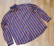 Polo by Ralph Lauren -świetna vintage koszula w paski roz. XL -100% bawełna