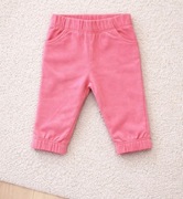 Spodnie niemowlęce F&F 56–62 różowe 1-3 mies. bdb