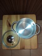 Mini Garnek z pokrywką DUKA - garnuszek 13,0 x 7,5 cm 0,7L