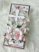 Luksusowa kartka komunijna 3D, Pamiątka Komunii Świętej w pudełku, prezent 