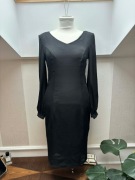 Czarna wizytowa sukienka S Zara Guess