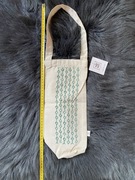 Torba na wino alkohol 100% bawełna niebielona MoMo