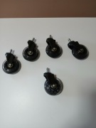 Ciche Kółka Kauczukowe Seddox 11x22mm  Nie rysują podłogi!