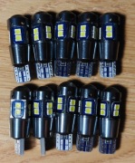 10szt. Żarówki LED Canbus W5W Biały 3030-10SMD 12V