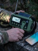 Radio survivalowe Mesqool CR1009 z dynamem i panelem słonecznym
