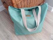 Torba na ramię na zakupy zielona