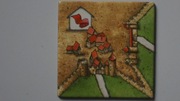 CARCASSONNE pojedyncze elementy PŁYTKA TERENU