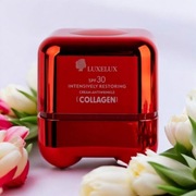 Krem guma - wielozadaniowy krem do twarzy collagen SPF30 .